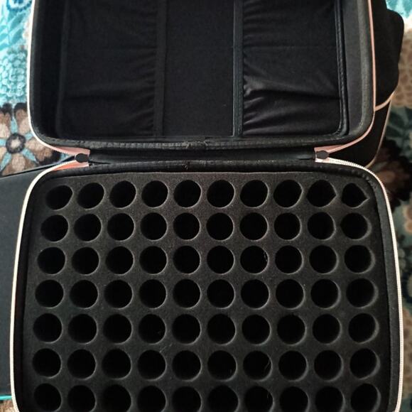 Pink/Black Essential Oil Storage Case - Picture 1 of 1